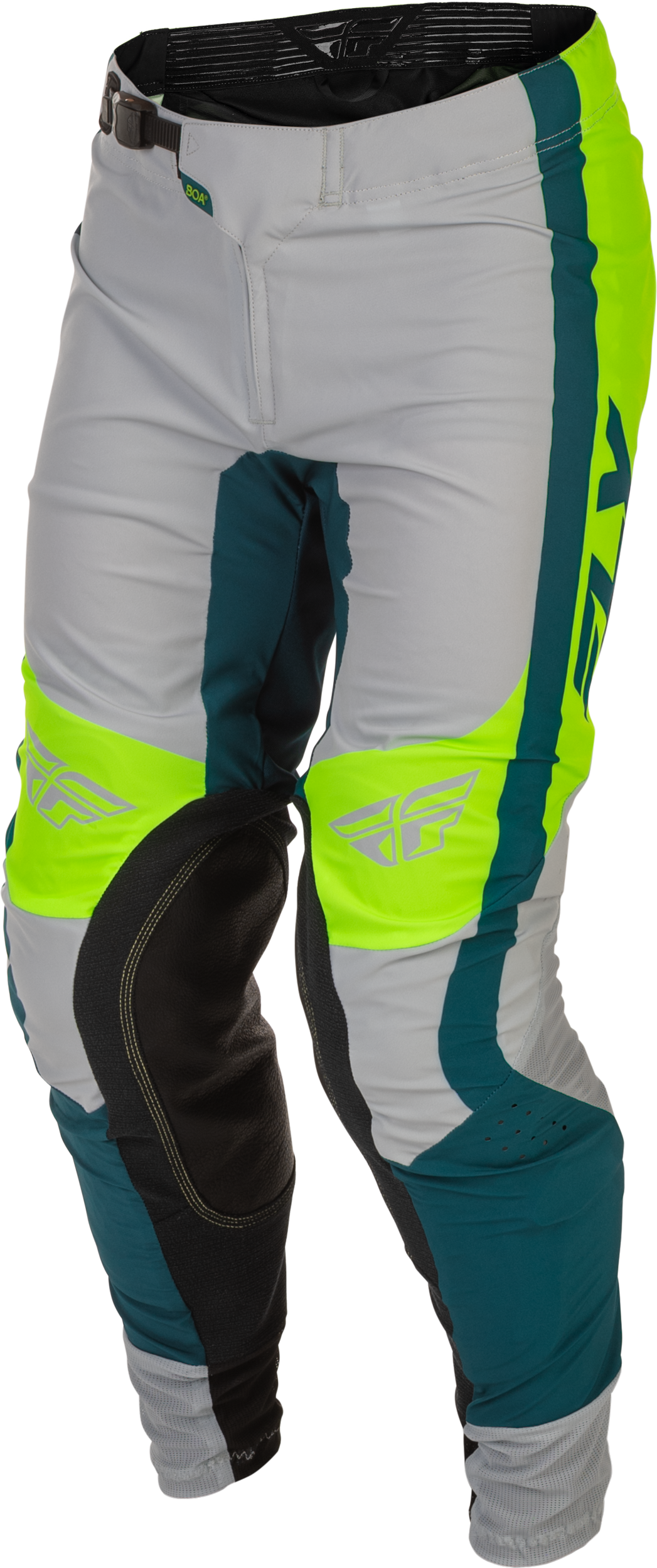 Youth Lite Pants Grey/Lime/Teal Sz 26