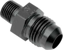 GOODRIDGE Oil Line Fitting - Black - Straight - 1/4" NPT AN816-06DBK
