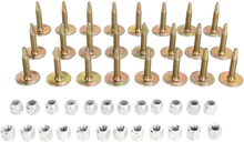 STUD BOY Studs with Locknuts - 1.375" - 24 Pack 2437-P1