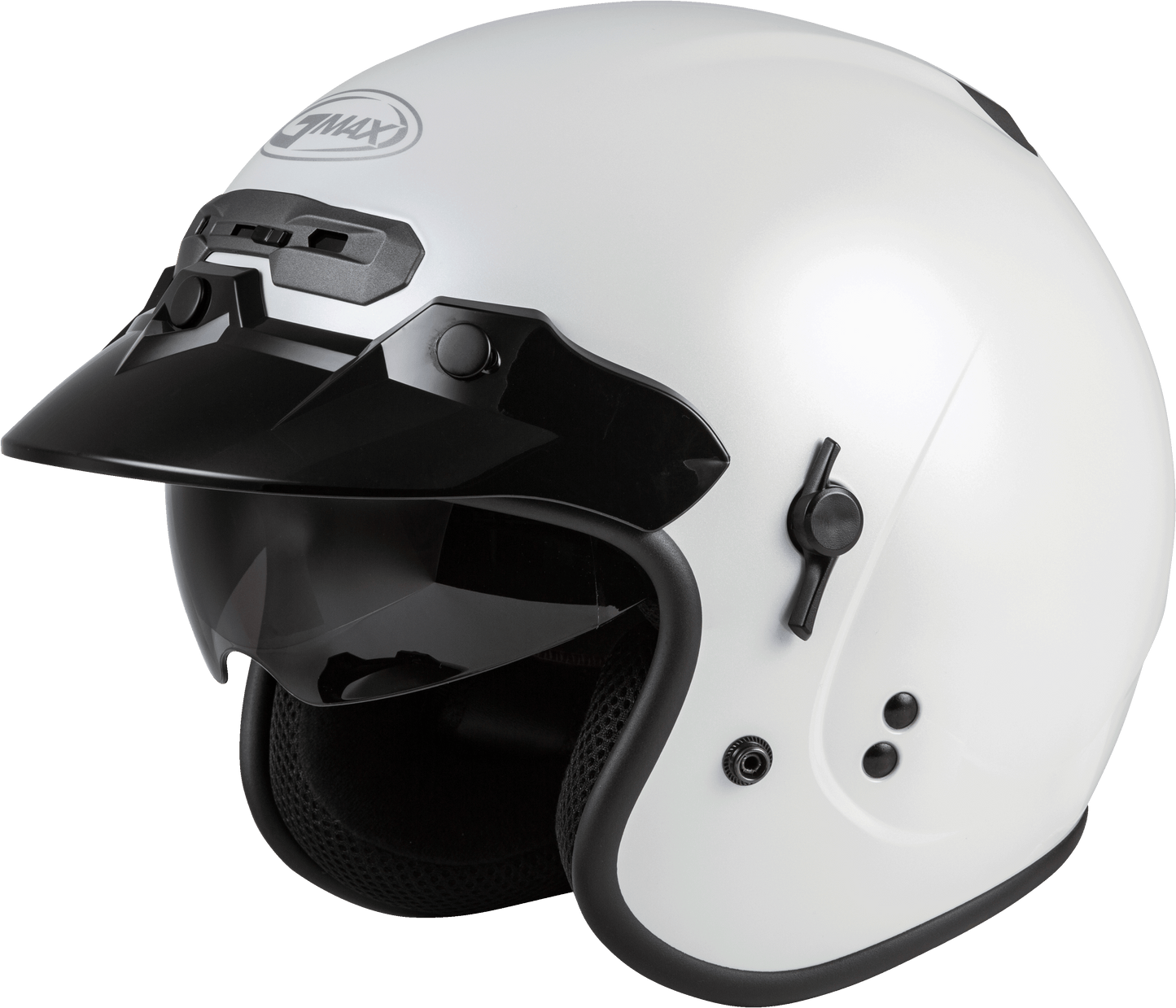 Gm 32 Open Face Helmet Pearl White Sm
