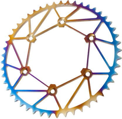 Rear Sprocket Chromoly Stl/Zir 49t 520 Chromatic Beta