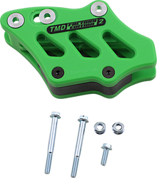 T.M. DESIGNWORKS Chain Guide - Green - Kawasaki RCG-KX5-GR