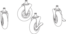 ICON Display Caster Kit 1086360