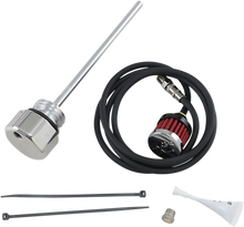 FEULING PARTS Vented Dipstick - Polished - M8 Touring/Trike 3087