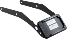 CYCLE VISIONS LP Plate Frame & Mount with Tag Light - FLSL/FXBB - Black CV4663B