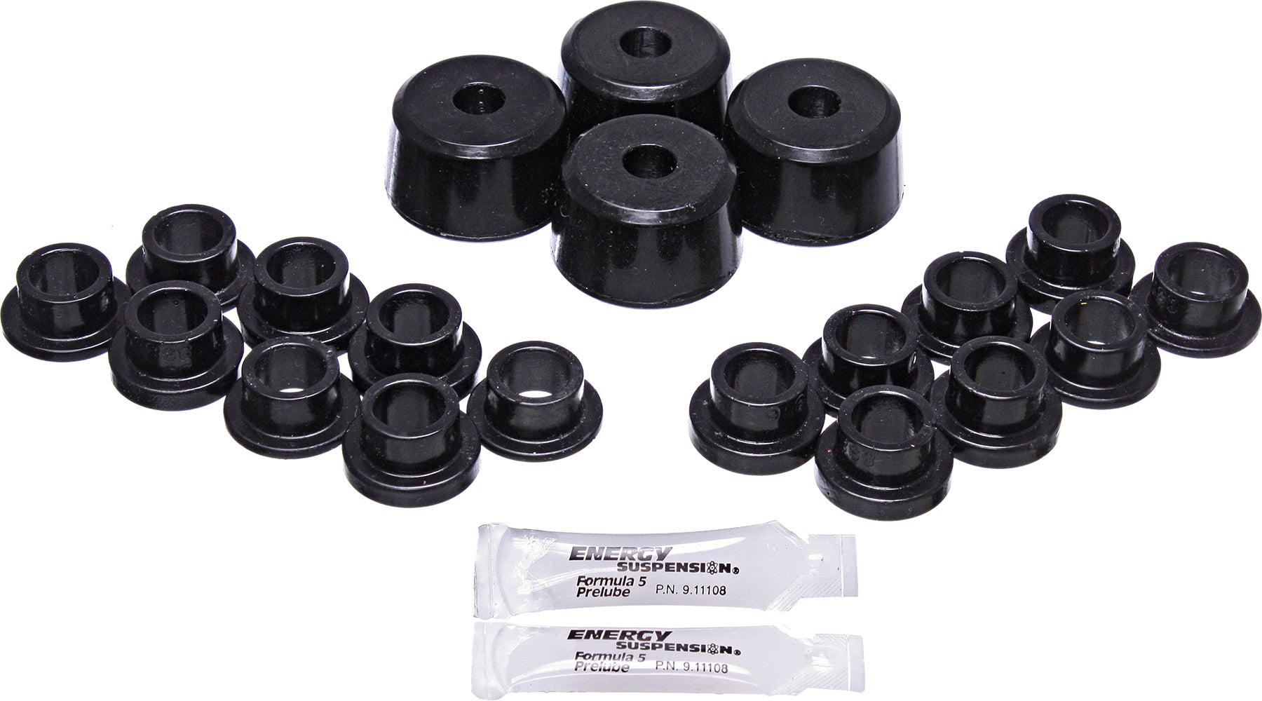 Shock Bushing Kit Black Pol