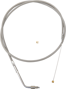 LA CHOPPERS Stainless Braided Handlebar Throttle Cable - 12"-14" - '07-'22 XL LA-8320TH13