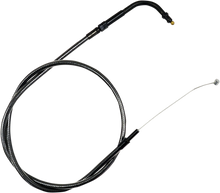 LA CHOPPERS Midnight Braided Handlebar Throttle Cable - 12"-14" - FXDB/C LA-8210TH13M