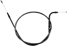 LA CHOPPERS Midnight Braided Handlebar Idle Cable - 12"-14" - Dyna/Softail LA-8100ID13M
