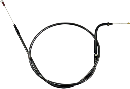 LA CHOPPERS Midnight Braided Handlebar Idle Cable - 12"-14" - FXDB/C LA-8210ID13M