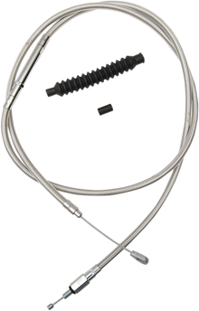 LA CHOPPERS Stainless Steel Braided Clutch Cable - Mini Ape Hangers - '08-'16 Touring/Trike LA-8010C08