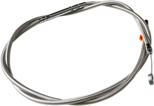 LA CHOPPERS Stainless Steel Braided Clutch Cable for Indian Scout - 18"-20" LA-8400C19