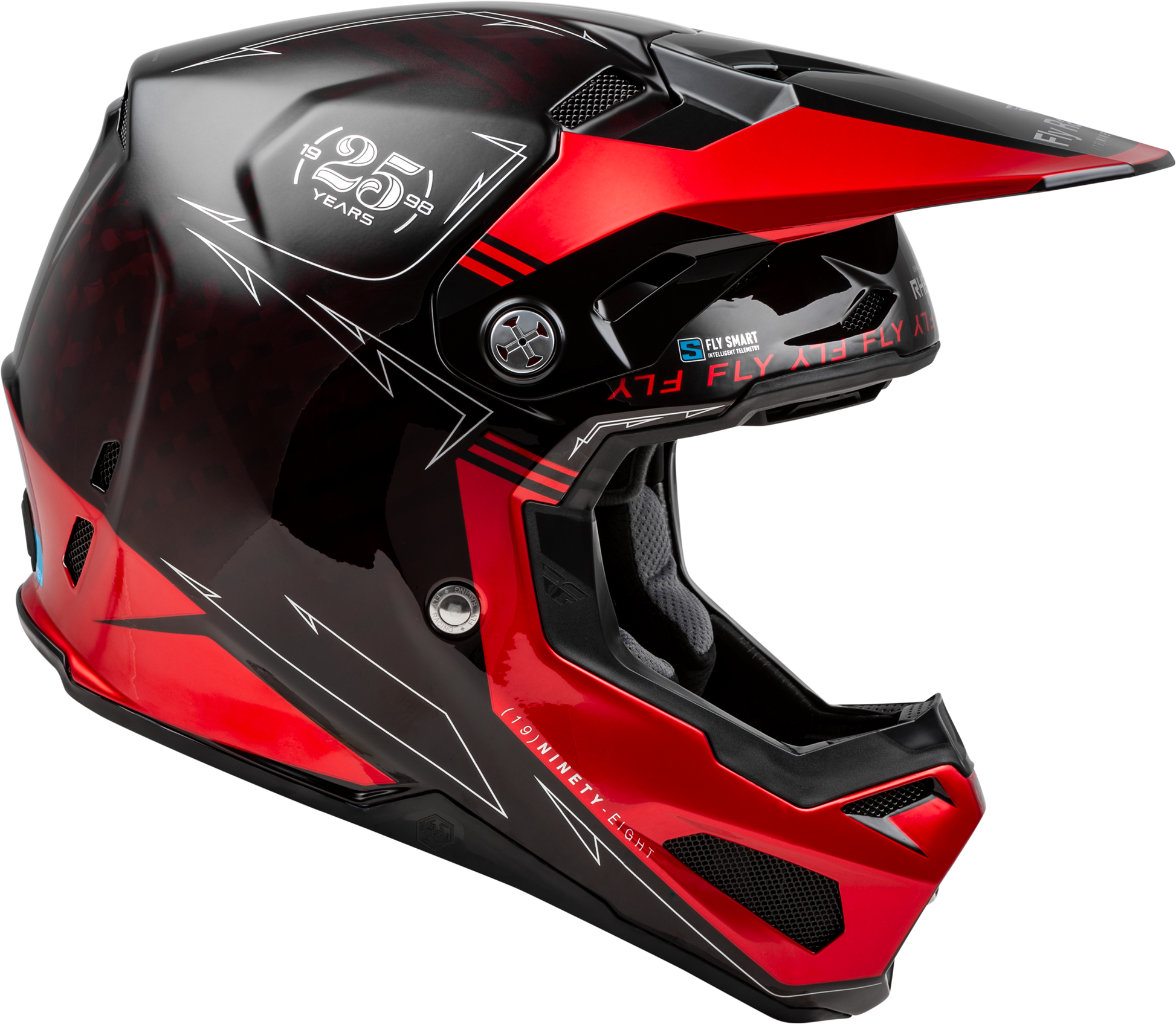 Formula S Carbon Legacy Helmet Red Carbon/Black Xs