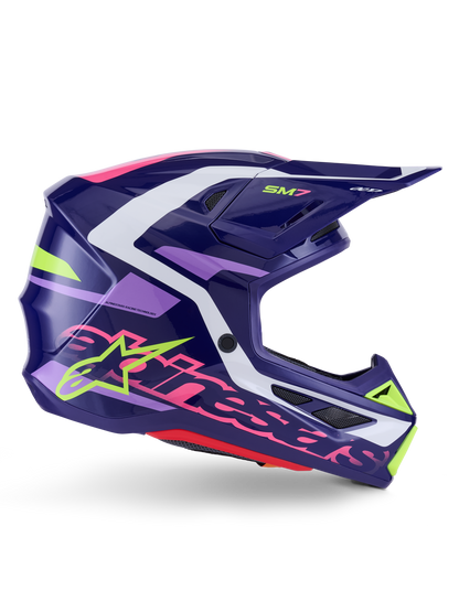 Sm7 Deed Helmet Purp/Pnk Glossy Xs
