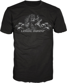 LETHAL THREAT Pistol Packing Gorilla T-Shirt - Black - Medium LT20732M