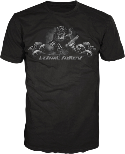 LETHAL THREAT Pistol Packing Gorilla T-Shirt - Black - Medium LT20732M