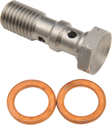 GOODRIDGE Banjo Bolt - M10 x 1.25 - Double - Stainless Steel P993-03-32C