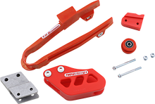 T.M. DESIGNWORKS Chain Guide/Slider - Gas Gas - Red GGM-ORK-RD