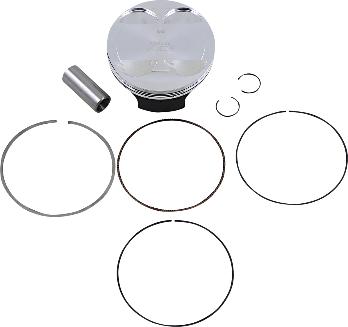 WOSSNER Piston Kit - 95.97 mm - Honda 8608DB