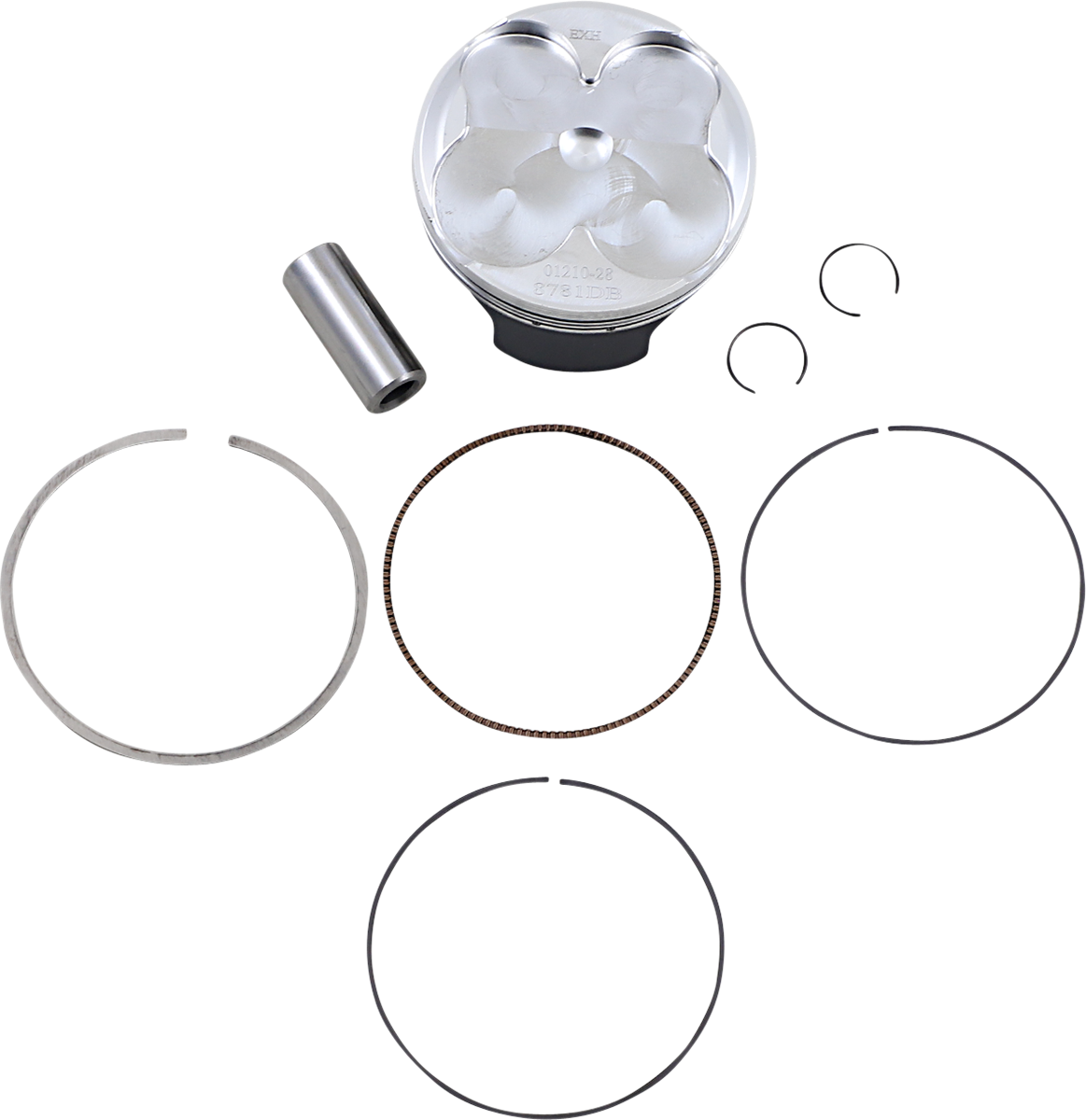 WOSSNER Piston Kit - 76.97 mm - Suzuki 8781DB