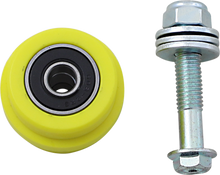T.M. DESIGNWORKS Chain Roller - Yellow - Suzuki/TM/Yamaha PLR-212-YL