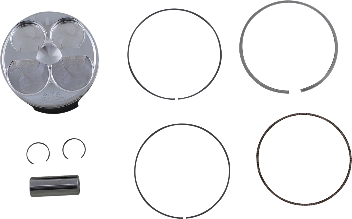 WOSSNER Piston Kit - 76.97 mm - Yamaha 8957DB