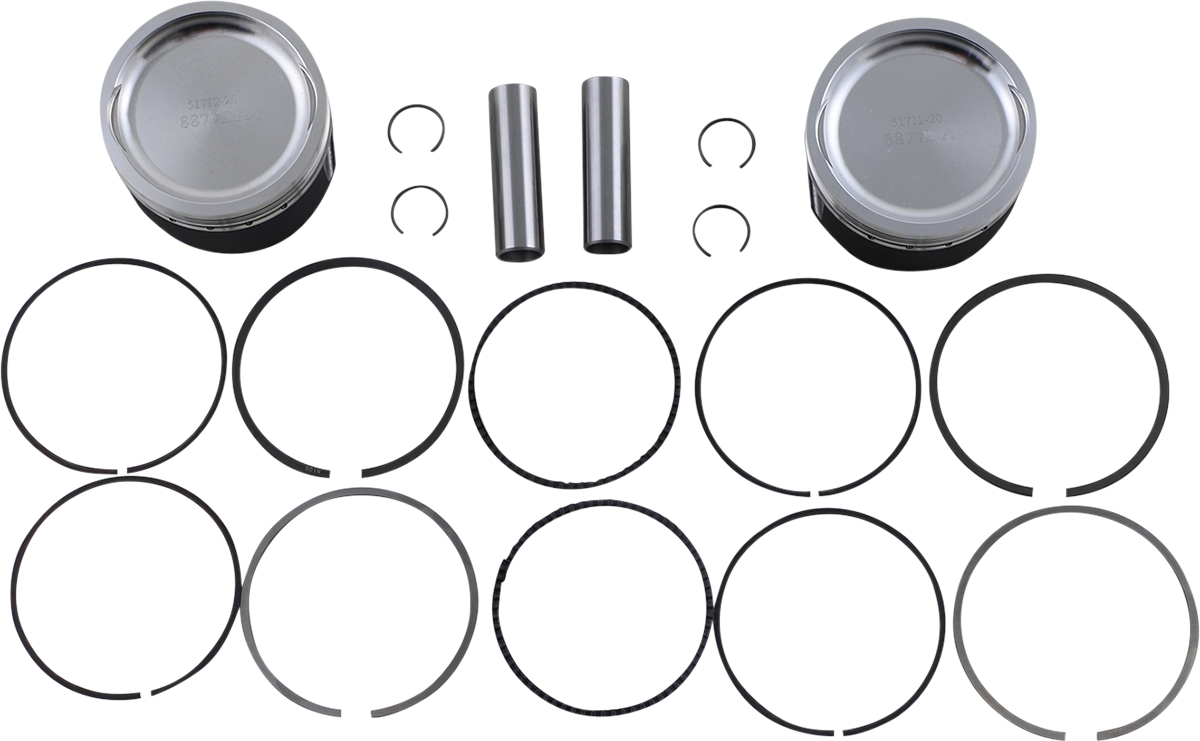 WOSSNER Piston Kit - 79.93 mm - Polaris K8877DA-2