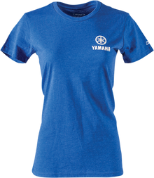 FACTORY EFFEX Women's Yamaha Icon T-Shirt - Heather Royal Blue - Small 24-87210