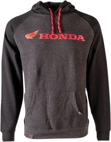 FACTORY EFFEX Honda Landscape Pullover Hoodie - Charcoal/Black - Large 24-88304