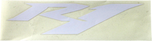 FACTORY EFFEX R1 Decal - White - 12" 17-94216