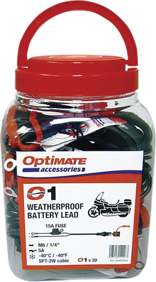 TECMATE Battery Lead with Ring Terminal - 12V - Fused - 20 Pack O-01NJAR