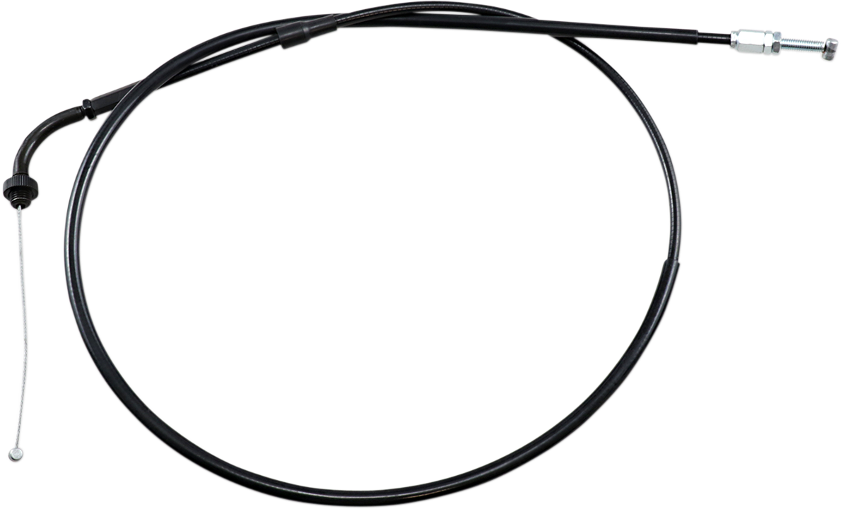 MOTION PRO Black Vinyl Throttle Cable - Pull - +6" - '95-'07 VT1100 02-0323