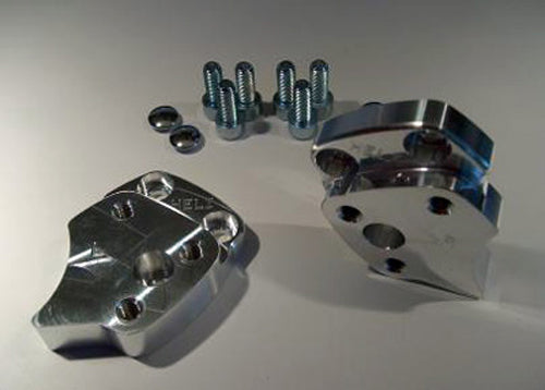 Handlebar Risers Silver Yam
