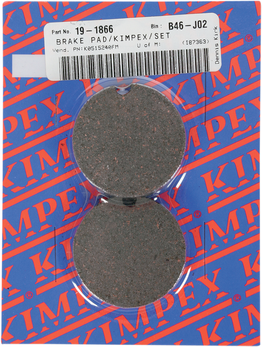 KIMPEX Brake Pads - Bearcat/EXT 273807