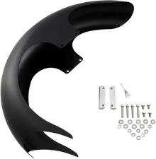 PAUL YAFFE BAGGER NATION Talon Front Fender - 23" Wheel - With Satin Adapters - Touring Models PYO:TALON23-14L-S