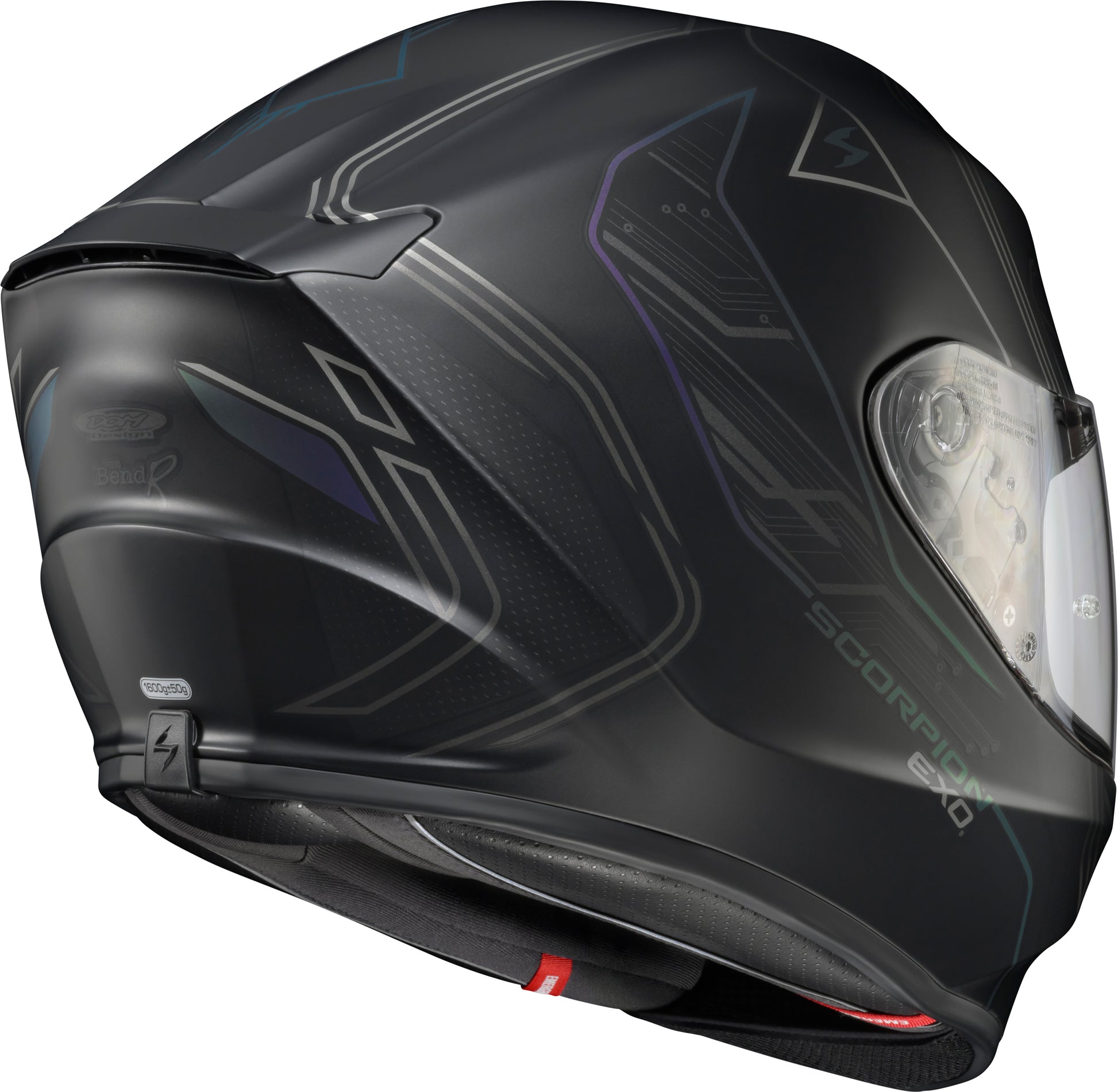 Exo R330 Full Face Helmet Bendr Black Lg