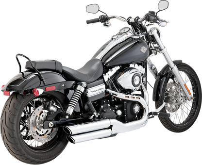 VANCE & HINES Twin Slash Mufflers - Chrome 16845