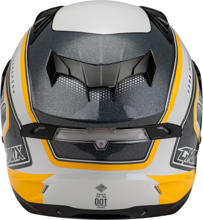 Ff 98 Aftershock Helmet White/Metallic Silver 2x