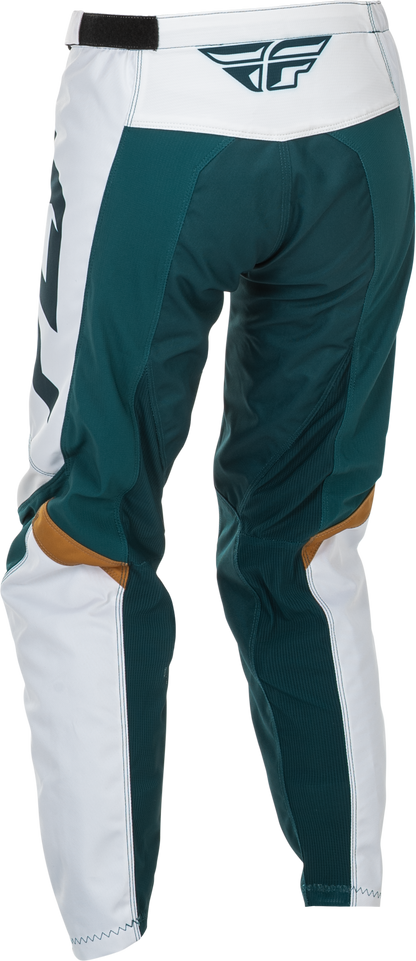 Women's F 16 Pants Teal/White/Gold Sz 00/02