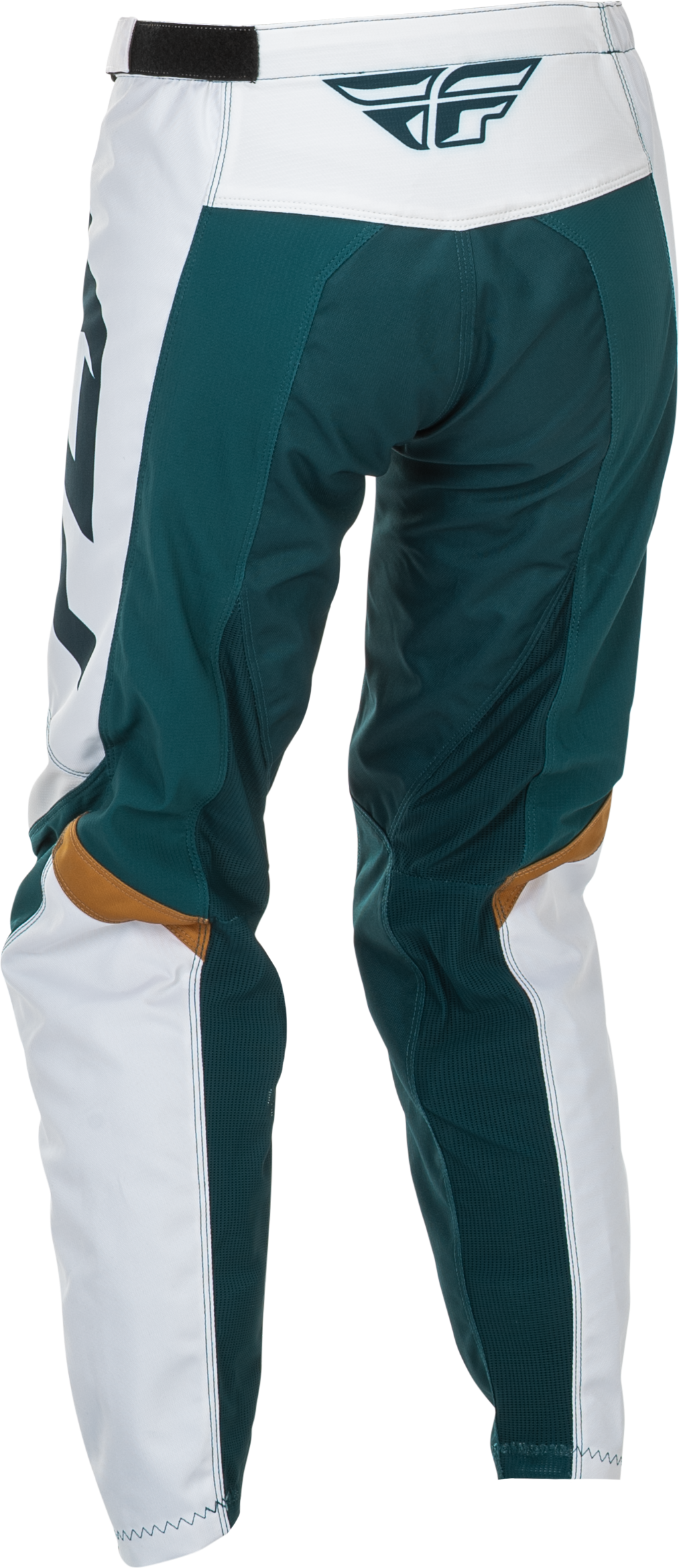 Women's F 16 Pants Teal/White/Gold Sz 11/12