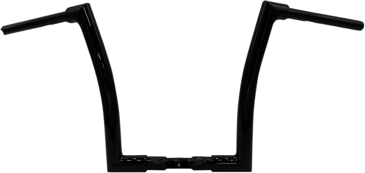 FAT BAGGERS INC. 1-1/2" EZ Install Flat Top Handlebar - 14" - Black 606014-B