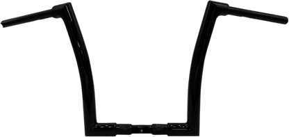 FAT BAGGERS INC. 1-1/2" EZ Install Flat Top Handlebar - 14" - Black 606014-B