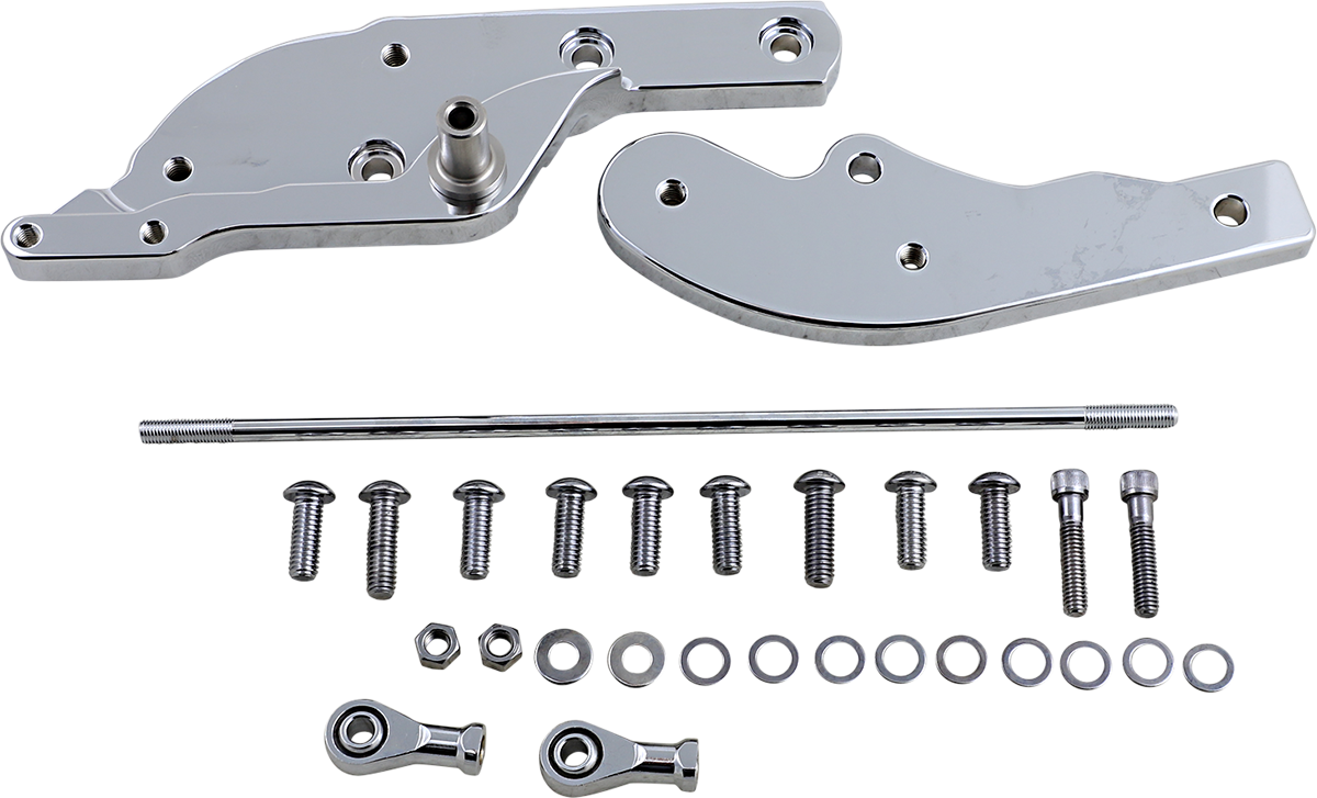 DRAG SPECIALTIES Forward Control Extensions - 3" Forward - Chrome - FL/FX 056318