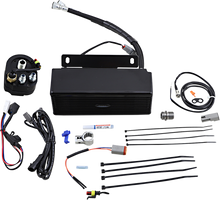 ULTRACOOL Below Regulator Mount Oil Cooler - Gloss Black - Touring/Trike RF-2GSS