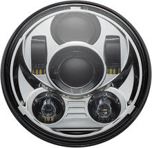 CUSTOM DYNAMICS Headlamp - 5-3/4" - LED - Chrome CD-575-C
