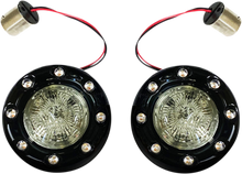 CUSTOM DYNAMICS Bullet Turn Signal 1156 - Black - Smoke Lens PB-BR-RR 56-BS