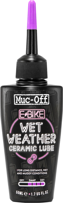 MUC-OFF USA E-Bike Chain Lube - Wet - 50 ml 1105US