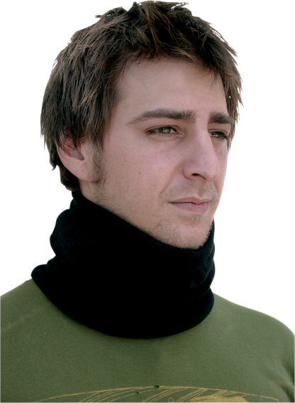 ZAN HEADGEAR Microfleece Neck Gaiter - Black WFMFN114
