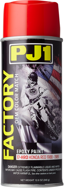 PJ1/VHT Factory Match Paint - Honda Red '88-'89 - 12 oz. net wt. - Aerosol 17-HRO