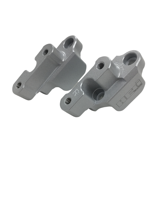 Handlebar Risers Silver Bmw
